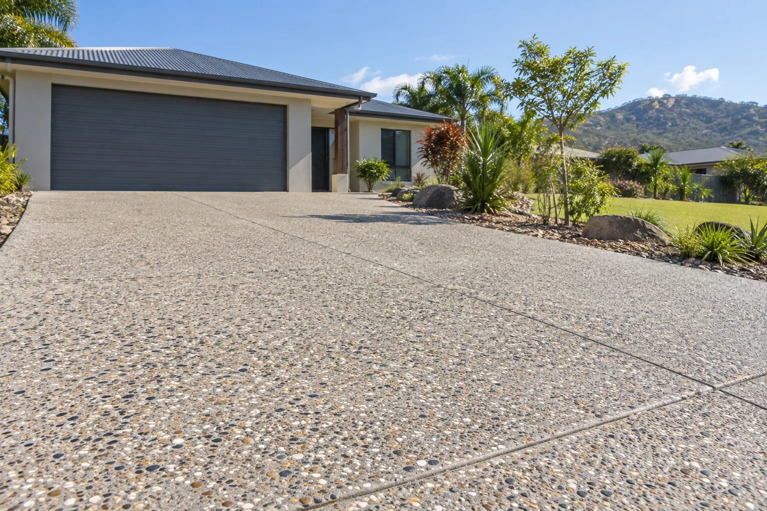 Exposed Aggregate Driveways — same illustrative image as the service page cover